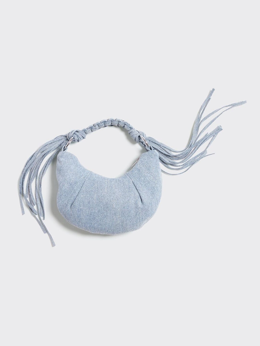 micro borsa cocoon denim