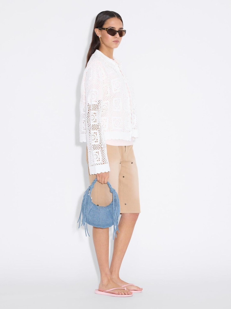 borsa cocoon micro denim