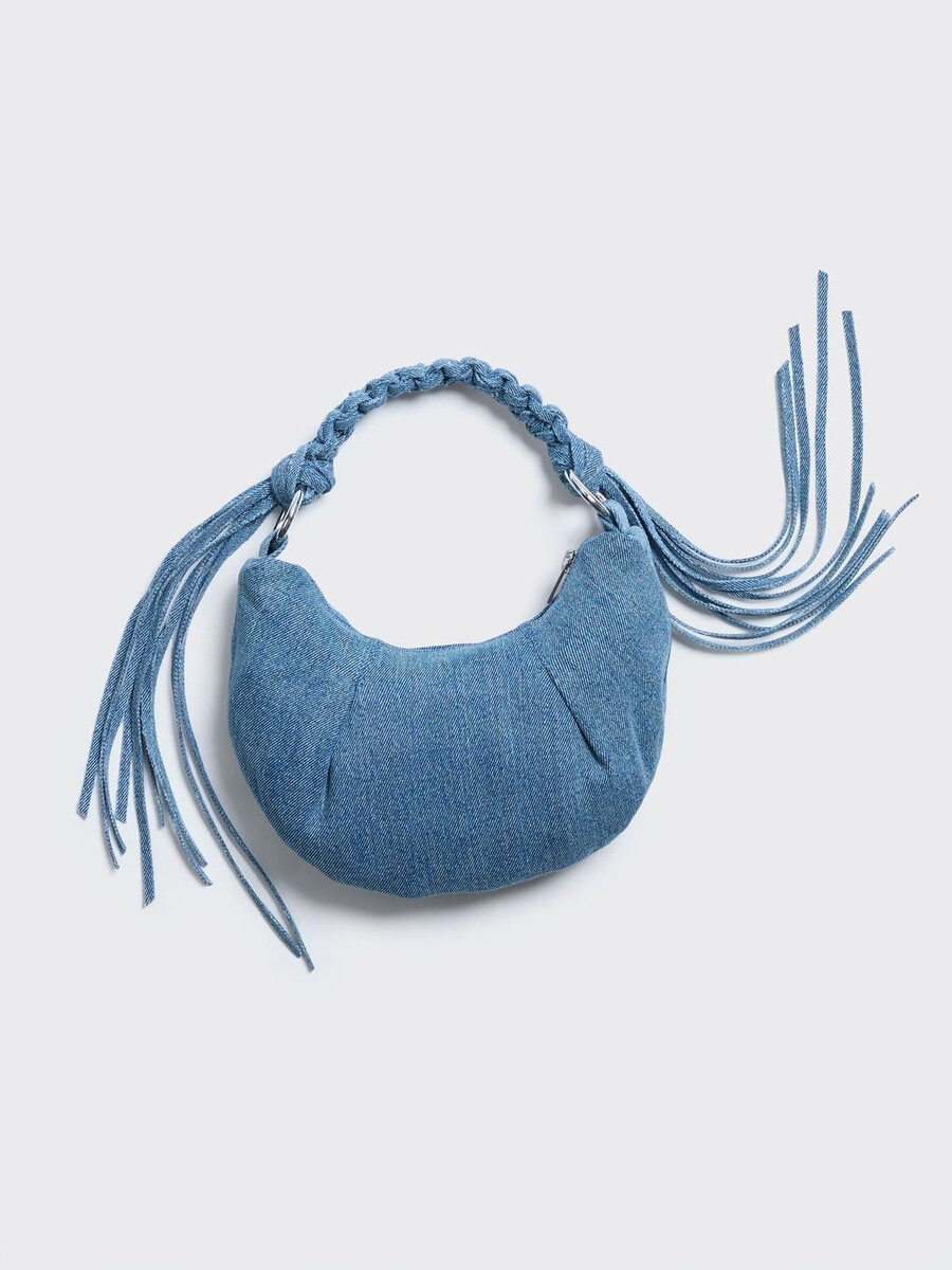 borsa cocoon micro denim