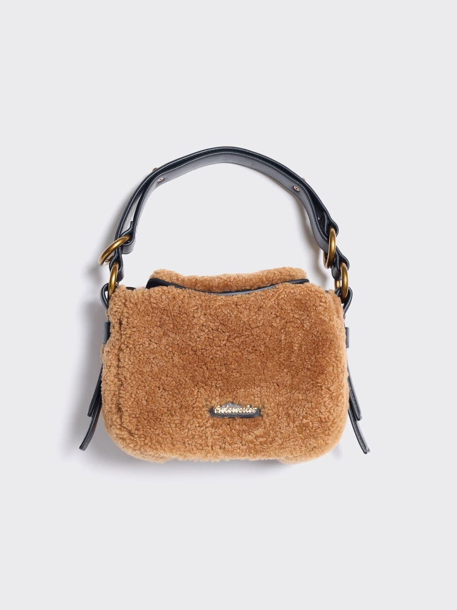 borsa bud mini shearling