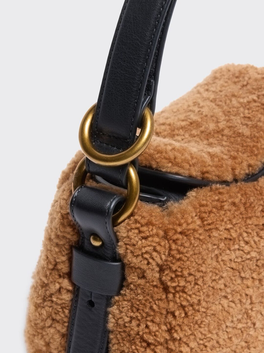 borsa bud mini shearling