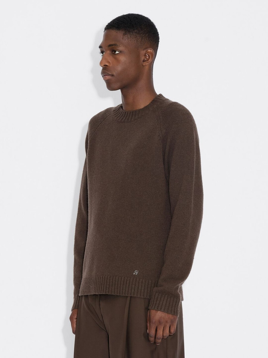 maglione girocollo in lana