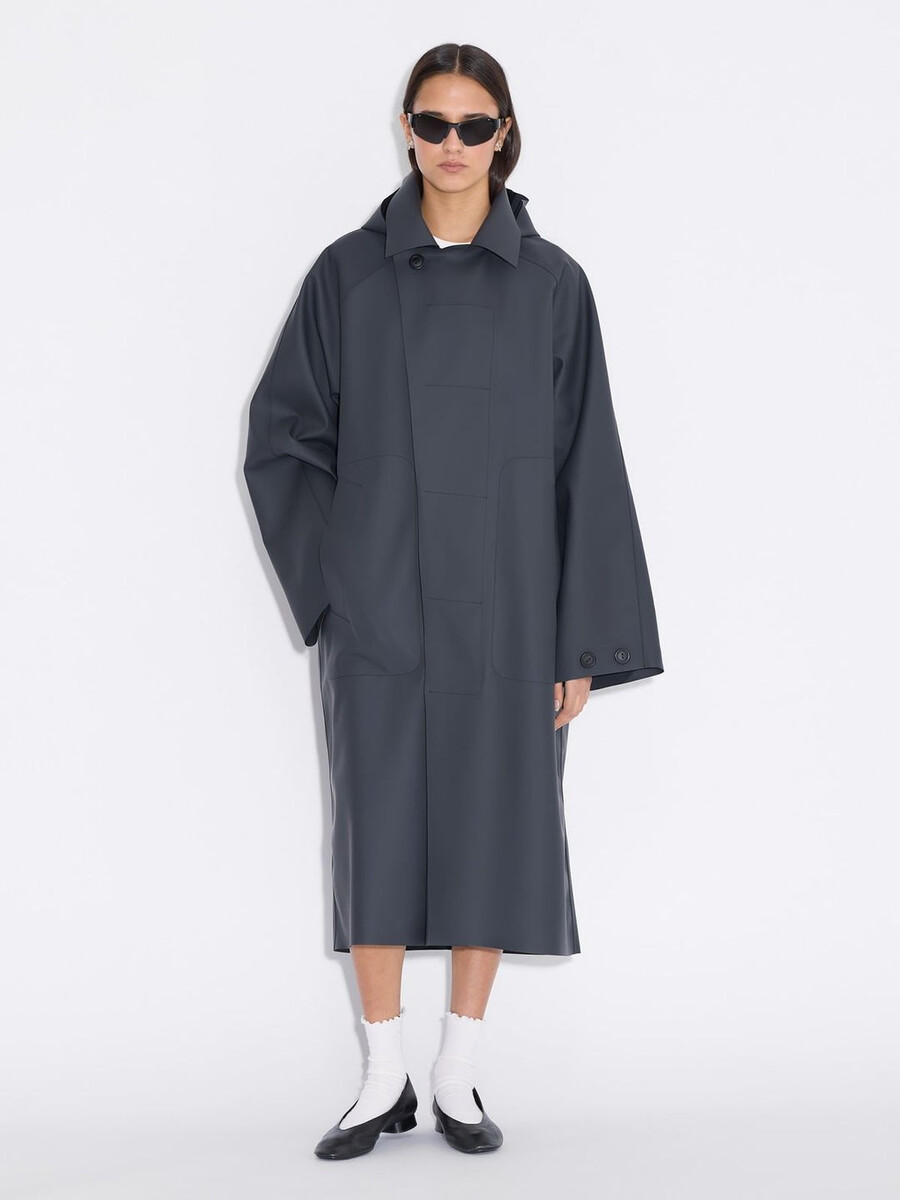 cappotto con cappuccio luus