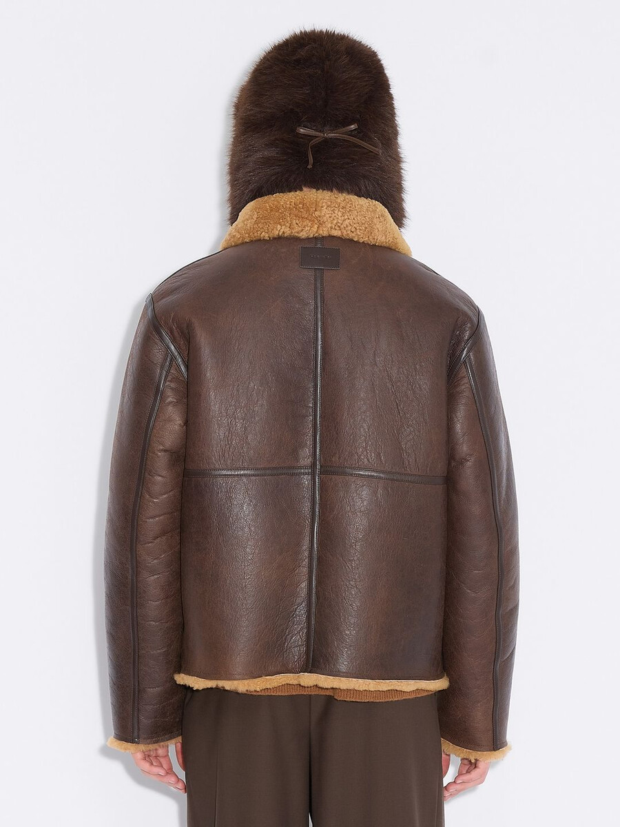 giacca in montone lou