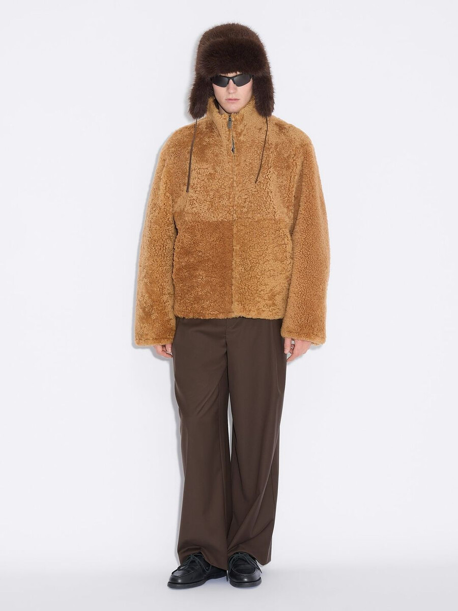 giacca in montone lou