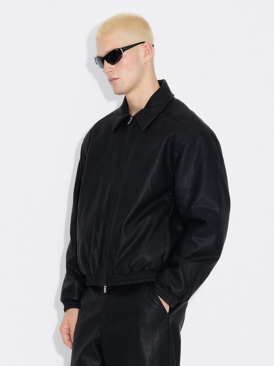 giacca in finta pelle claes