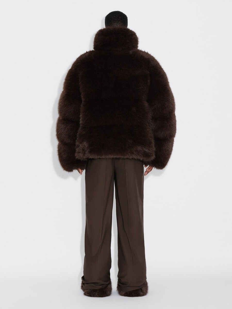 giacca in pelliccia sintetica narvik