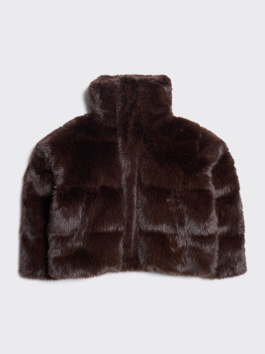 giacca in pelliccia sintetica narvik