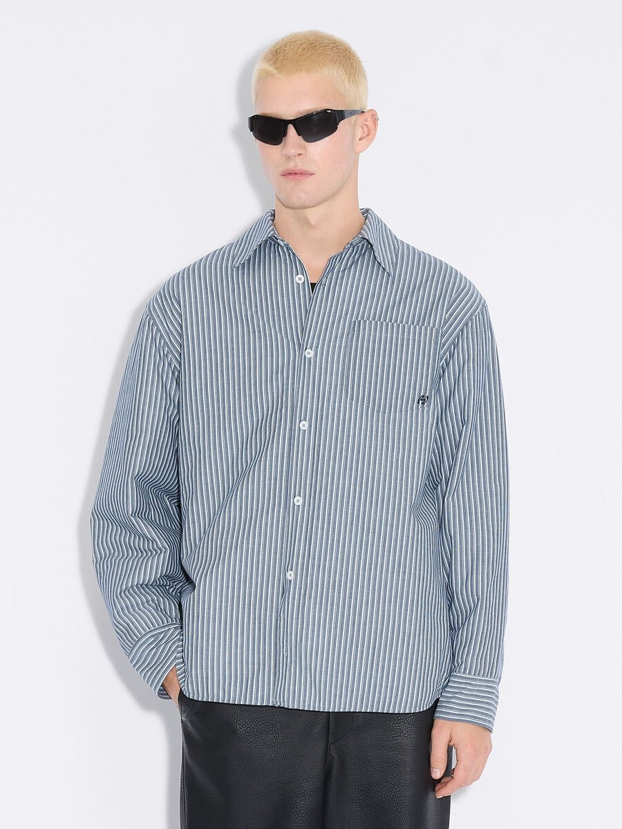 camicia imbottita in polvere