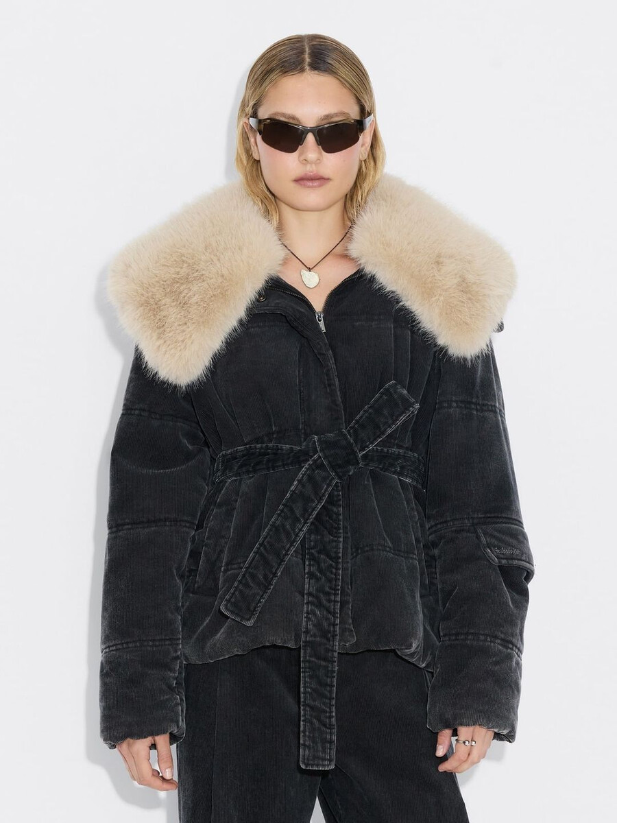 giacca in velluto a coste steilia