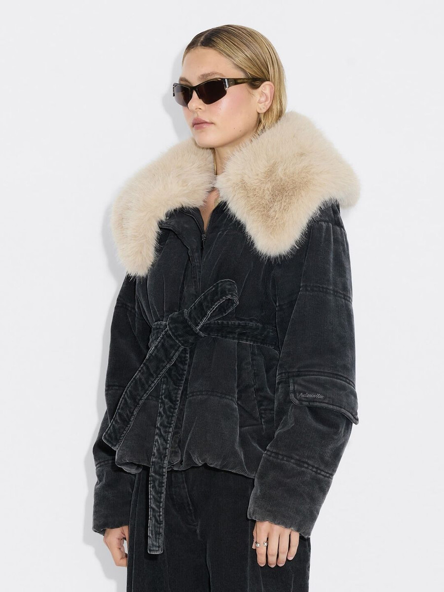 giacca in velluto a coste steilia