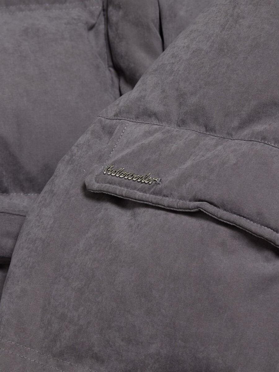 giacca in piuma spazzolata steilia