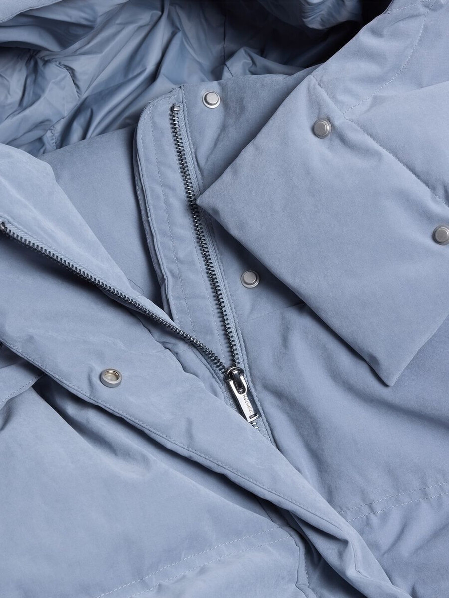 giacca in piuma spazzolata steilia