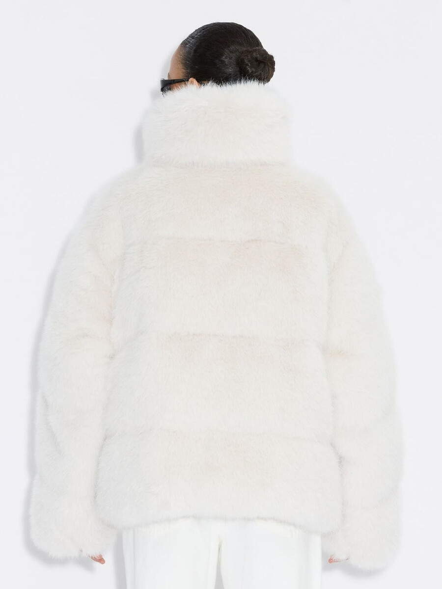 giacca in pelliccia sintetica steilia