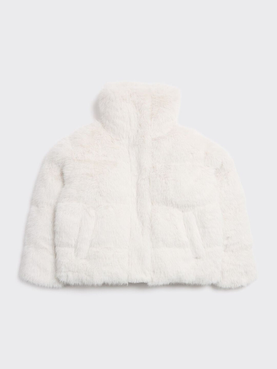 giacca in pelliccia sintetica steilia