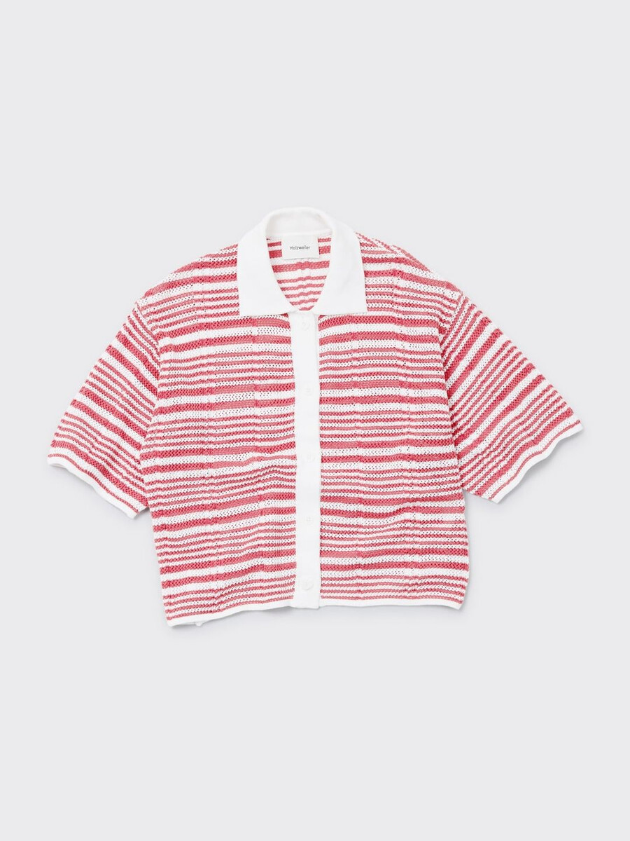 camicia a righe di alghe