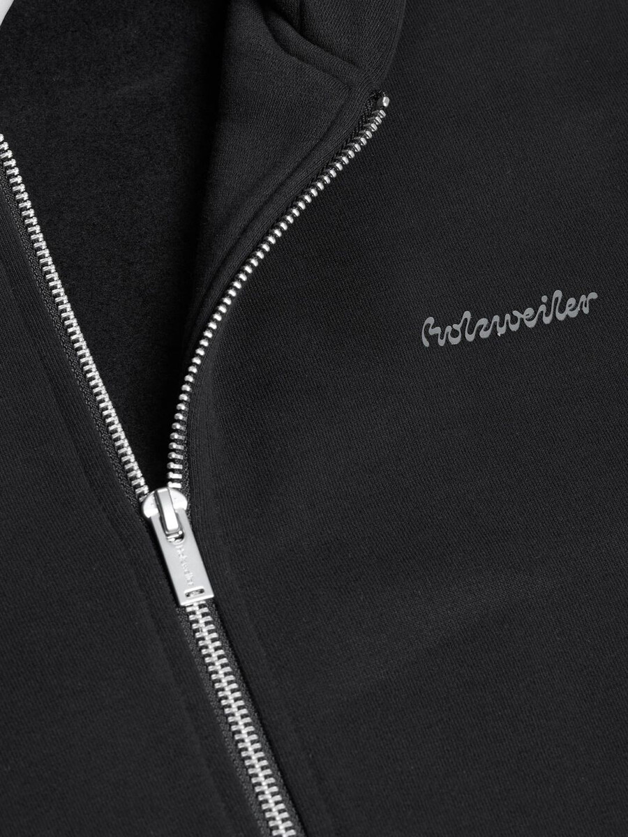 felpa con cappuccio e zip regolare w